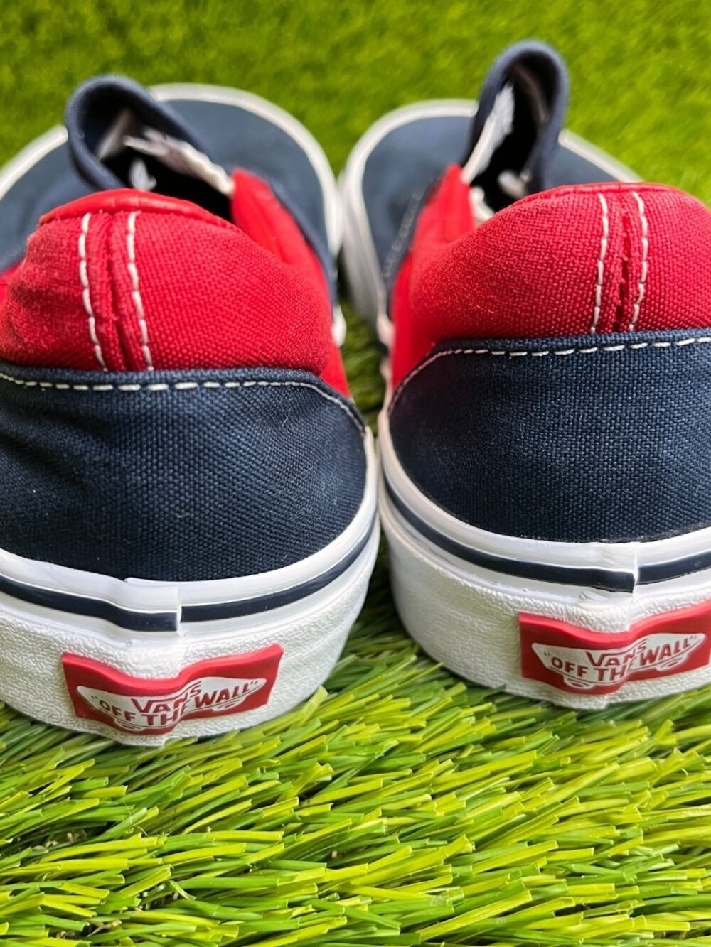 Vans Noah x OG Classic Slip-On Womens Size 8.5 Blue Red Athletic Shoes Sneakers - Picture 6 of 10